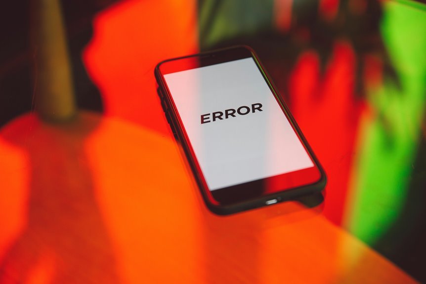 minor error code identified